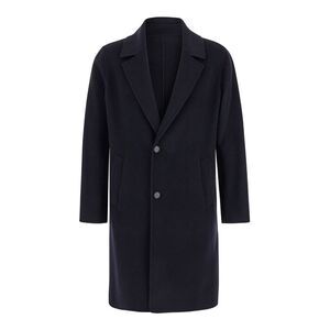 Low Brand Men Blue Coat With Classic Revers In Wool Man